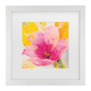 Trademark Fine Art - Albena Hristova Bright Tulips IV Matted Framed Art - 1 of 4