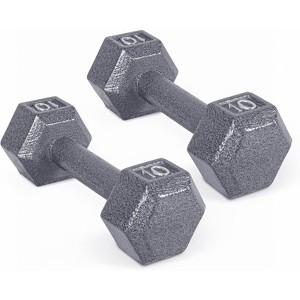 CAP Barbell Hex Dumbbell Set, for Home Gym, Multiple Sizes for Strength & Fitness Training - 1 of 4