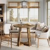 Tribesigns Small Round Dining Table for 2-4, 31.5 Inches Farmhouse Kitchen Table for Small Space, Dining Room, Kitchen, Apartment, Rustic Brown - 4 of 4