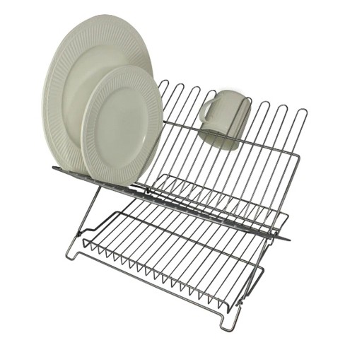 Folding Dish Rack & Drain Board Set