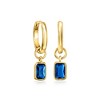 Ross-Simons 2.20 T. T.W. Simulated Multi-Gemstone and 1.10 ct. t.w. CZ Jewelry Set: 18kt Gold Over Sterling Hoop Earrings With 3 Pairs Of - 4 of 4