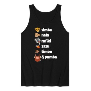 Men's - Disney - Main Characters Graphic Tank Top - 1 of 2
