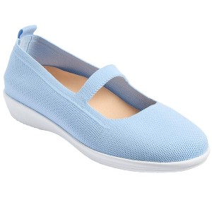 Comfortview Women's The Alisha Orthotic Mary Jane Flat (Wide Widths Available) - 1 of 4