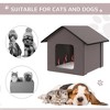 Heated Cat Houses for Outdoor and Indoor, Portable Kitty Shelter, Waterproof and Insulated - 4 of 4