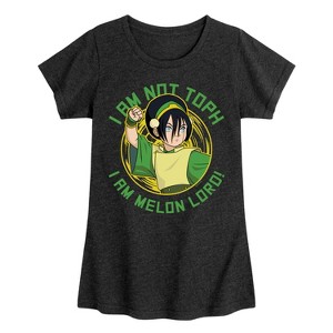 Girls' - Avatar: The Last Airbender - Toph Melon Lord Fitted Short Sleeve Graphic T-Shirt - 1 of 4