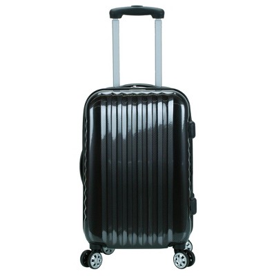 Rockland Melbourne Expandable Abs Hardside Carry On Spinner Suitcase ...