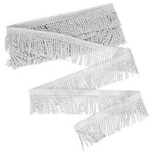 Unique Bargains Polyester Boho Durable Multipurpose Curtain Fringe Trim 2.4 Inch 1 Pc - 1 of 4