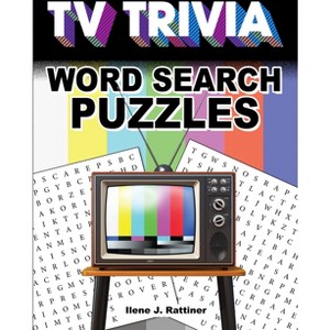 TV Trivia Word Search Puzzles - (Dover Brain Games & Puzzles) by  Ilene J Rattiner (Paperback) - 1 of 1