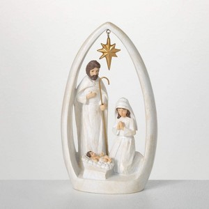 Sullivans 8.5" Holy Family Nativity Scene  Multicolor - 1 of 4