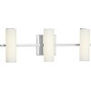 Progress Lighting Colonnade 3-Light Bath, Brushed Nickel, Tubular Etched Glass Shade - 2 of 3