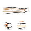 Unique Bargains Halloween Spider Web Hair Rope Black Orange 1 Pc - 3 of 3