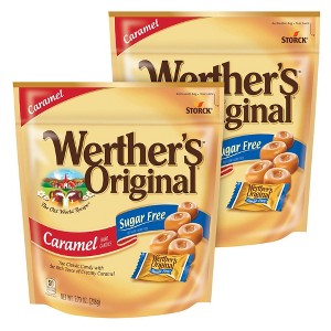 Werther's Original Sugar Free Caramel Hard Candies - 2ct/15.4oz - 1 of 3