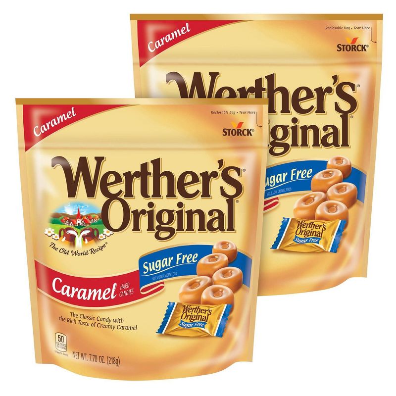 Werther&#39;s Original Sugar Free Caramel Hard Candies - 2ct/15.4oz, 1 of 4