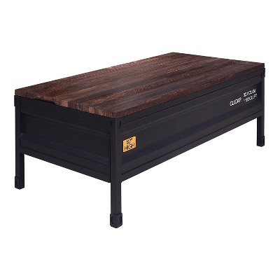 Stradone Lift Top Coffee Table Black/Walnut - HOMES: Inside + Out