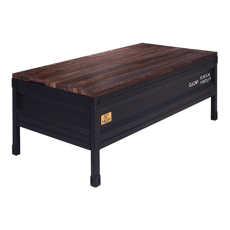 Stradone Lift Top Coffee Table Black/Walnut - HOMES: Inside + Out, 1 of 8