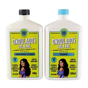 Lola Ondulados Shampoo (16.90 oz) & Co-Wash Conditioner (16.90 oz)- DUO SET KIT - Your Waves, But Better: Defined, Bouncy, and Totally Frizz-Free - 1 of 4