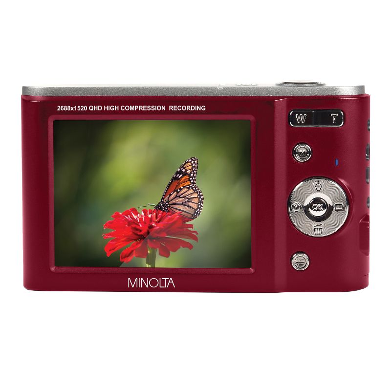 Minolta® MND20 16x Digital Zoom 44 MP/2.7K Quad HD Digital Camera, 3 of 7