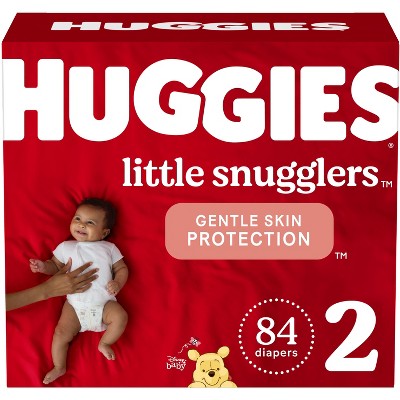 Huggies Little Snugglers Diapers Super Pack - Size 2 (84ct)