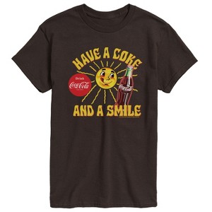 Men's - Coca-cola - Have A Coke And A Smile Short Sleeve Graphic T-Shirt - 1 of 3