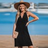 Women's Chic Button-Down Beach Dress with Flowy Silhouette - Cupshe - 2 of 4