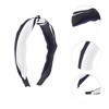 Unique Bargains Grace Stripe Pattern Wide Cross Headbands1 Pc - 3 of 4