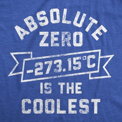 Мужские футболки Crazy Dog T-Shirts, Inc. Mens Funny T Shirts Absolute Zero Is The Coolest Sarcastic Science Graphic Tee for Men - Crazy Dog Men's T Shirt For Science Nerds Royal XL — фото 2