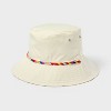 Pride Adult Rainbow Satin Lining Bucket Hat - Ivory - 2 of 4