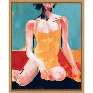 Amanti Art Vintage Swim I by Paxton Parker Canvas Wall Art Print Framed 16 x 20-in. - 1 of 4