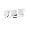 Astor 3-Bulb Glass Vanity Light Fixture - Modern Design for Bathroom, Dimmable, Damp Rated - 3 of 4