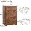 Farmhouse Wood Dresser for Bedroom - 2 of 3