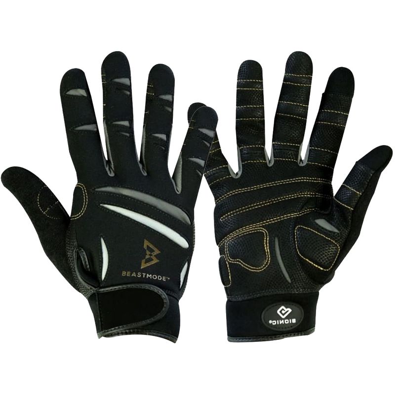 Bionic Men's BeastMode Full Finger Fitness Gloves - Black, 1 of 5