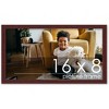PosterPalooza | Panoramic Minimalist Brown Picture Frame - UV Acrylic, Foam Board Backing, Hanging Hardware - 2 of 4