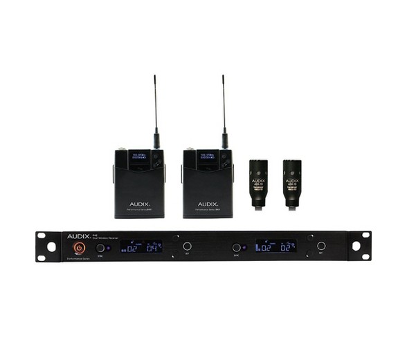 Audix AP42 L10 Dual Lavalier Wireless System 554-586 MHz