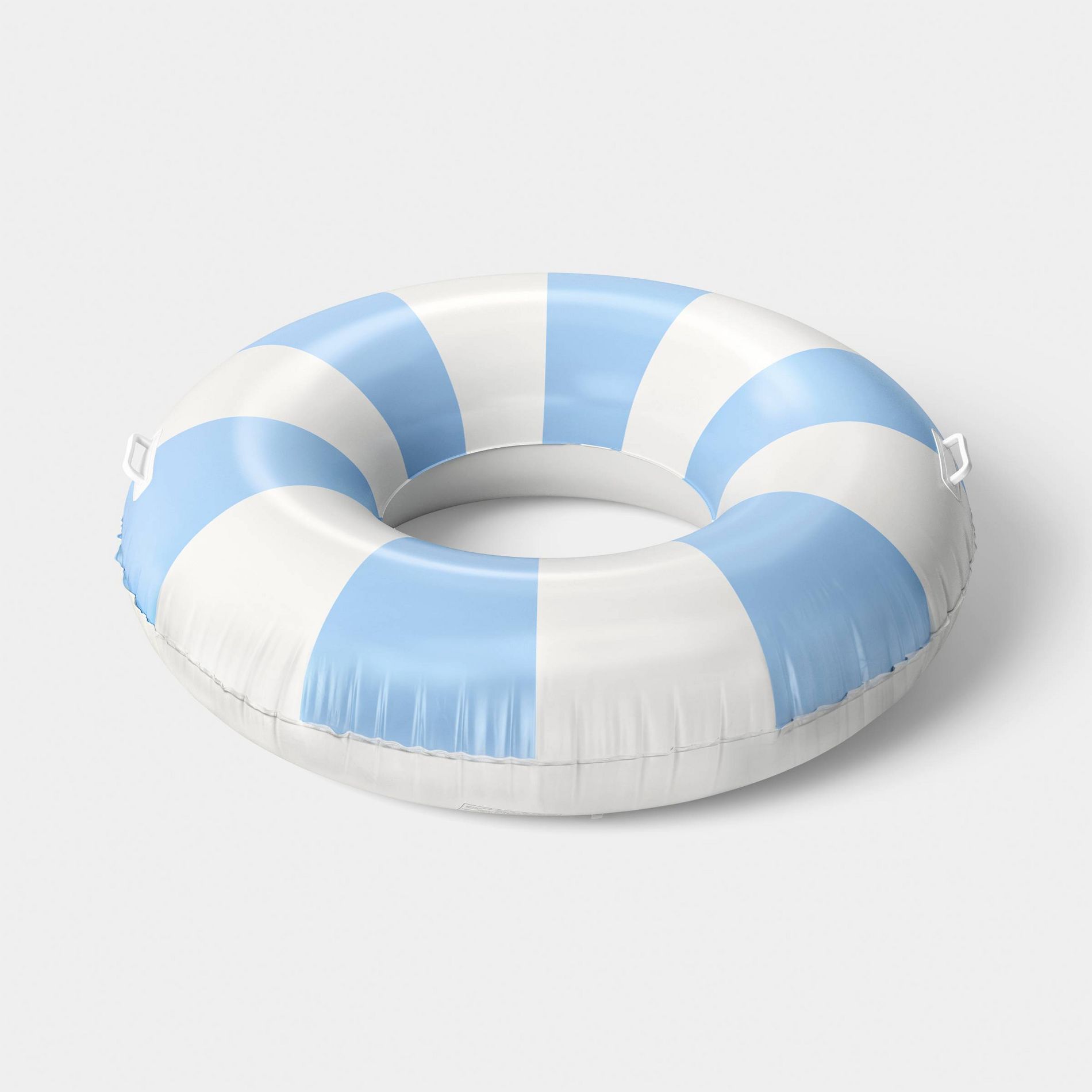 48" Tube with Handles Cabana Inner Tube - Sun Squad™ Light Blue/White