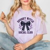 Simply Sage Market Coquette Spooky Witch Social Club Garment Dyed Tee - 2 of 4