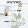 Unique Bargains Aluminum Alloy DIY Corrosion-Resistant Dressing Table Cabinet Knobs 8 Pcs - 3 of 4