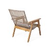 NicBex 1-Pack Acacia Outdoor Patio Chairs Waterproof Outdoor Chairs Patio Chaise Lounge Chair for Balcony - 4 of 4