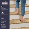 MBIGM Bullnose Non-Slip Stair Treads, 9.5" x 30" Wooden Steps Protection - TPU Backing & Steel Reinforcement - Anti-Slip - 3 of 4