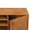 TV Stand, Television Stands With Storage, 2 Open Shelves, 4 Solid Wood Legs Console Table, Entertainment Center TV Console For Living Room - 4 of 4