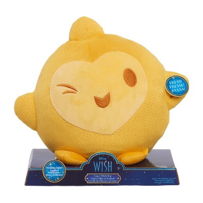 Disney Wish Glowing Yellow Polyester Star Plush Toy for Kids