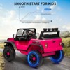 Nasitip Kids Electric Ride On Truck with Remote Control Ride On Toy for Toddler Boys & Girls Bluetooth Music Player LED Lights - 2 of 4