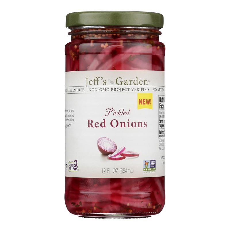Jeff's Garden Pickled Red Onions - Case of 6/12 oz, 2 of 8