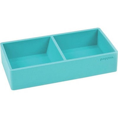 Poppin Aqua Silicone This + That Tray 100440