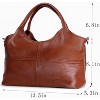 Vegan Leather Purses for Women with Detachable Satchel Strap, Ladies Handbags - 2 of 4
