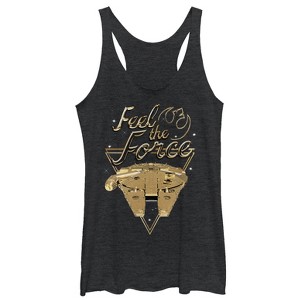 Women's Star Wars The Last Jedi Rule the Galaxy Racerback Tank Top - 1 of 3