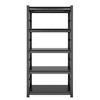 NicBex 5 Tier Heavy Duty Metal Storage Shelves,Adjustabl Shelving Unit Storage Rack for Garage Kitchen Bedroom Living Room,Black - 2 of 4