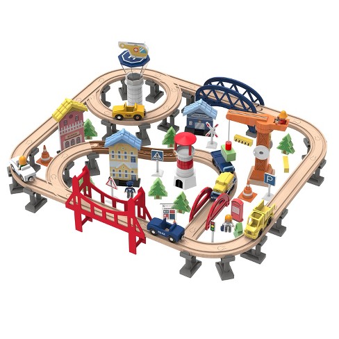 Target wooden best sale train set