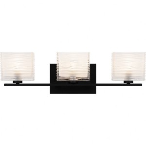 Quoizel Lighting Westcap 3 - Light Vanity in  Matte Black - 1 of 1