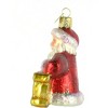 Old World Christmas Glass Blown Ornament for Christmas Tree, Believe Santa - 3 of 3