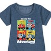- Little Tikes - Ready for Adventure Graphic Short Sleeve Fleece Dress - 2 of 4